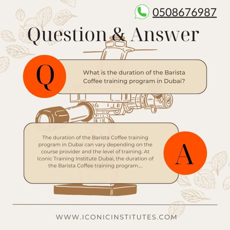 Duration of Barista Coffee Training