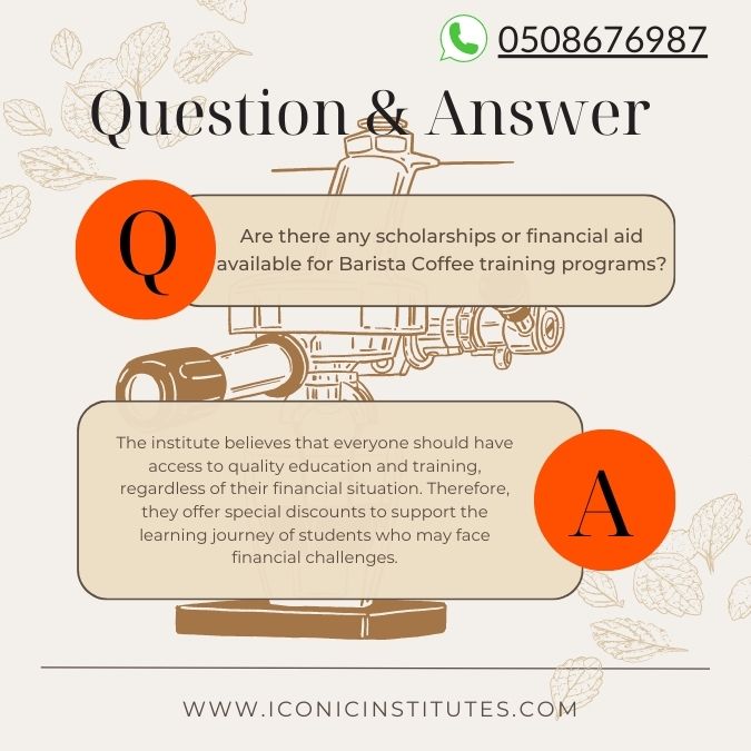Barista Courses Scholarship Finance - Iconic Training Institute
